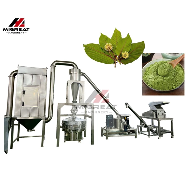 Green Leaves Grinder Machine